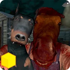 Скачать HeadHorse Legacy: Horror Game — МОД Много денег и бессмертие