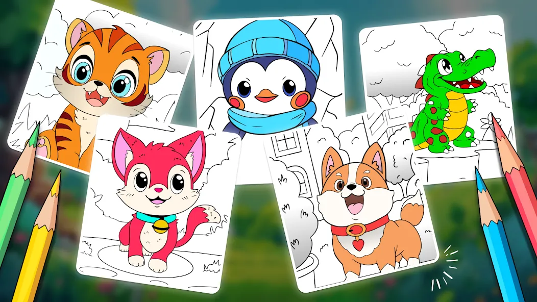 Animal coloring pages — скриншот 2 Animal coloring pages — скриншот 2