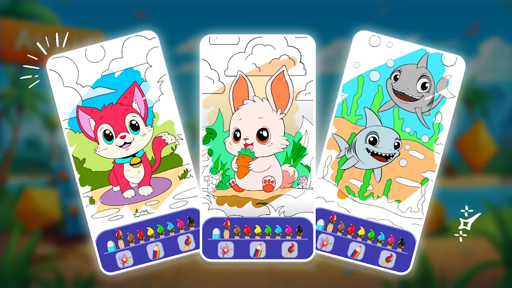 Animal coloring pages — скриншот 4 Animal coloring pages — скриншот 4