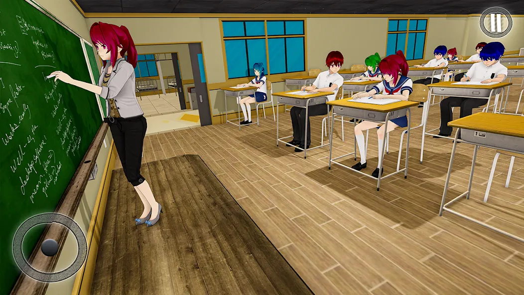 Anime Girl School Teacher 3D — скриншот 2