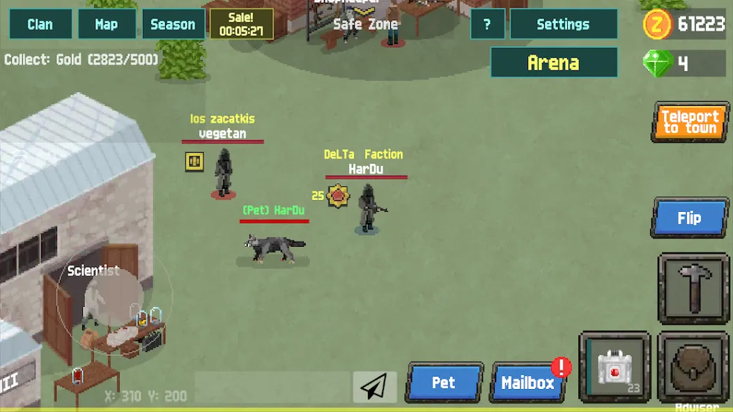 Zombix Online — скриншот 1