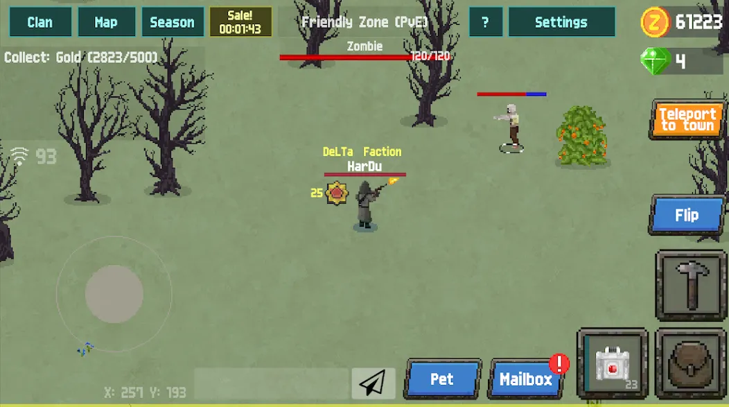 Zombix Online — скриншот 3
