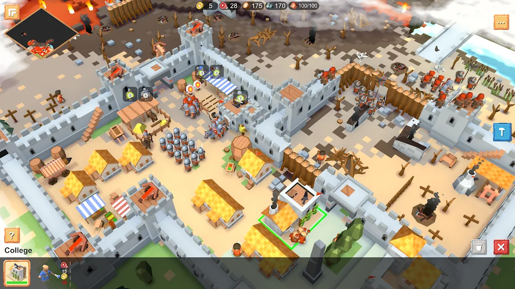 RTS Siege Up! - Medieval War — скриншот 1