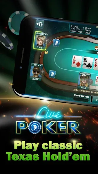 Live Poker Tables–Texas holdem — скриншот 5