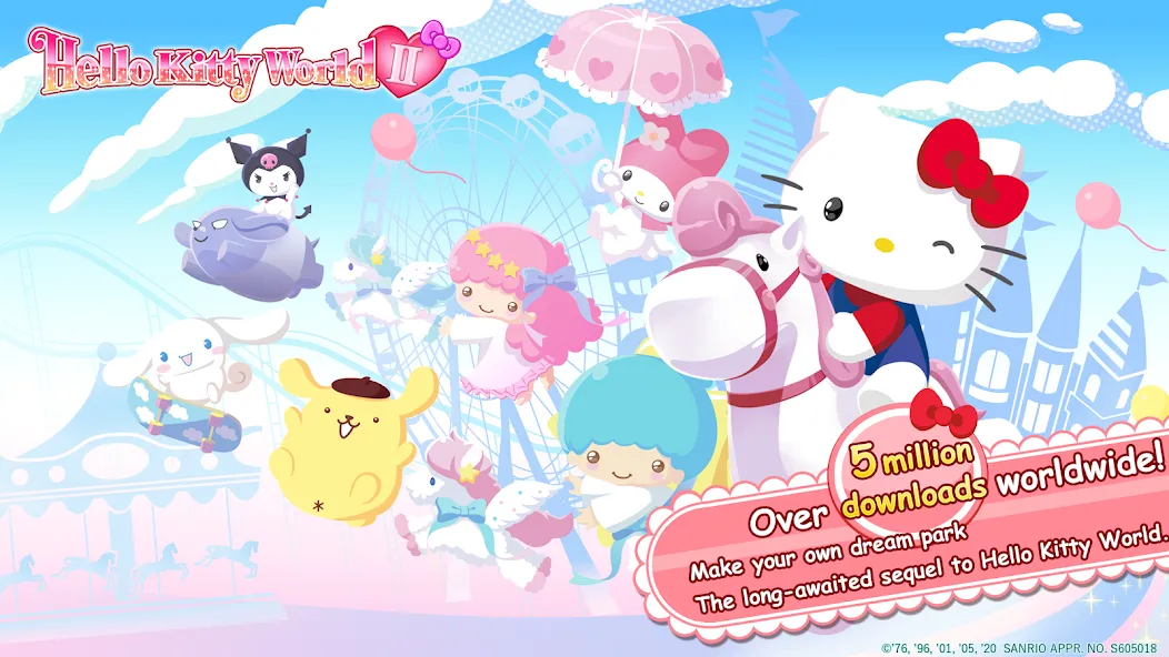 HelloKittyWorld2 Sanrio Kawaii — скриншот 1