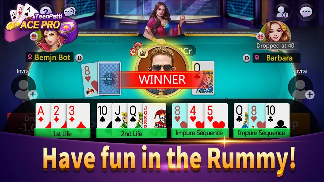 Teenpatti Ace Pro -poker,rummy — скриншот 4