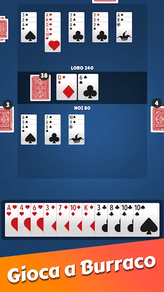 Burraco classico carte online — скриншот 4 Burraco classico carte online — скриншот 4