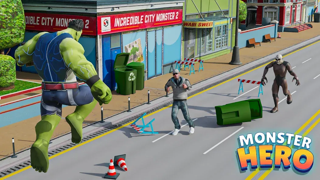 Black Monster Hero City Battle — скриншот 2