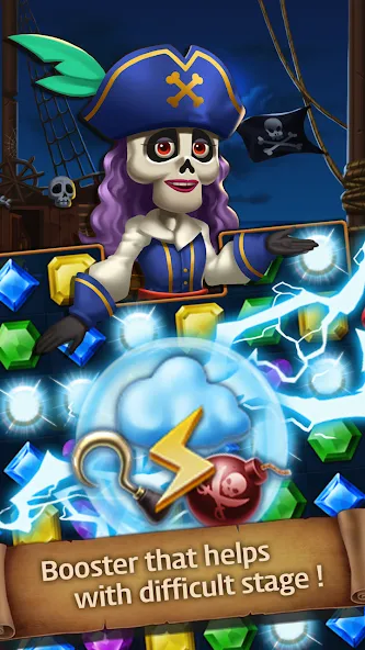 Jewels Ghost Ship: jewel games — скриншот 4