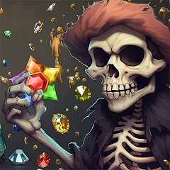 Скачать Jewels Ghost Ship: jewel games MOD на телефон — Много денег и ходов