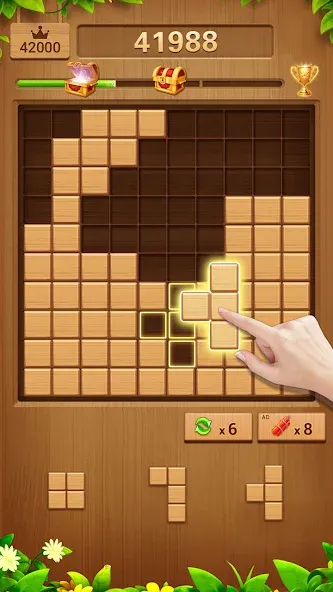 Wood Block Puzzle Addictive — скриншот 1