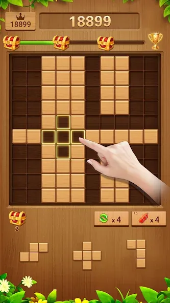 Wood Block Puzzle Addictive — скриншот 5