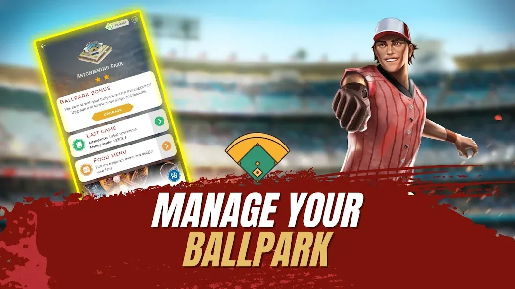 Astonishing Baseball Manager — скриншот 4 Astonishing Baseball Manager — скриншот 4