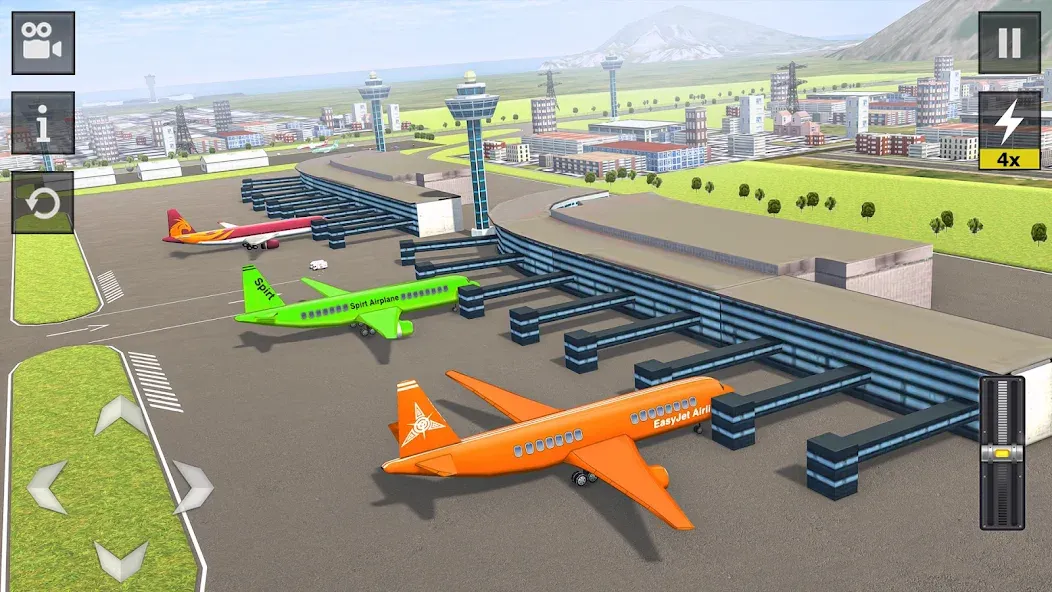 Flight Simulator - Plane Games — скриншот 1 Flight Simulator - Plane Games — скриншот 1