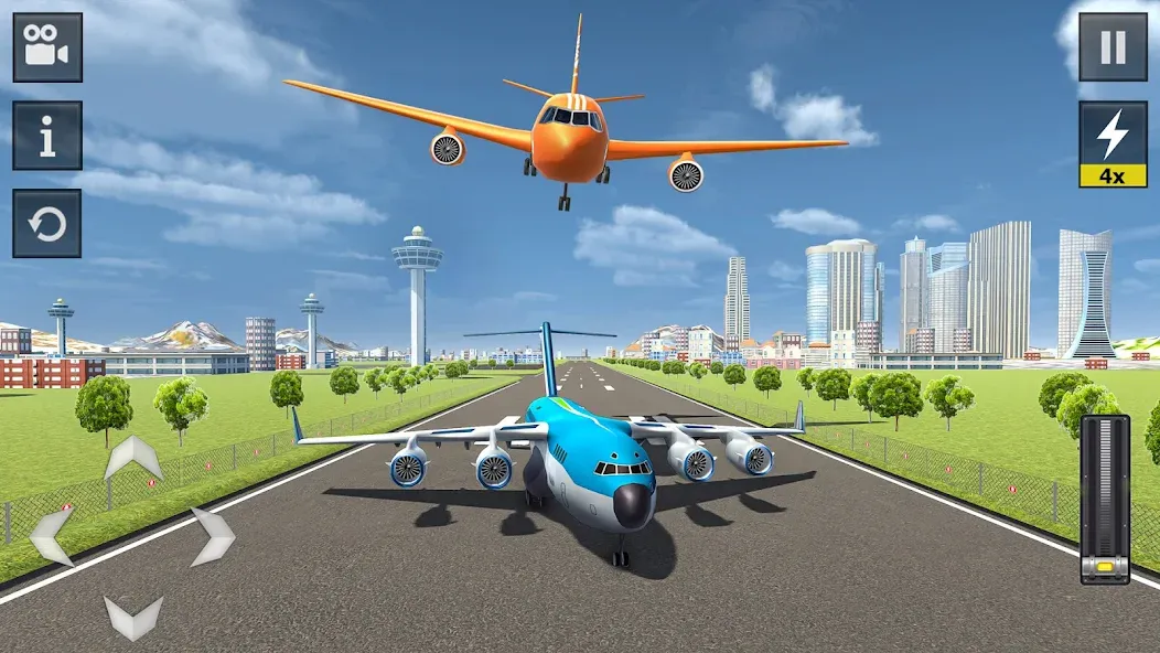 Flight Simulator - Plane Games — скриншот 2 Flight Simulator - Plane Games — скриншот 2