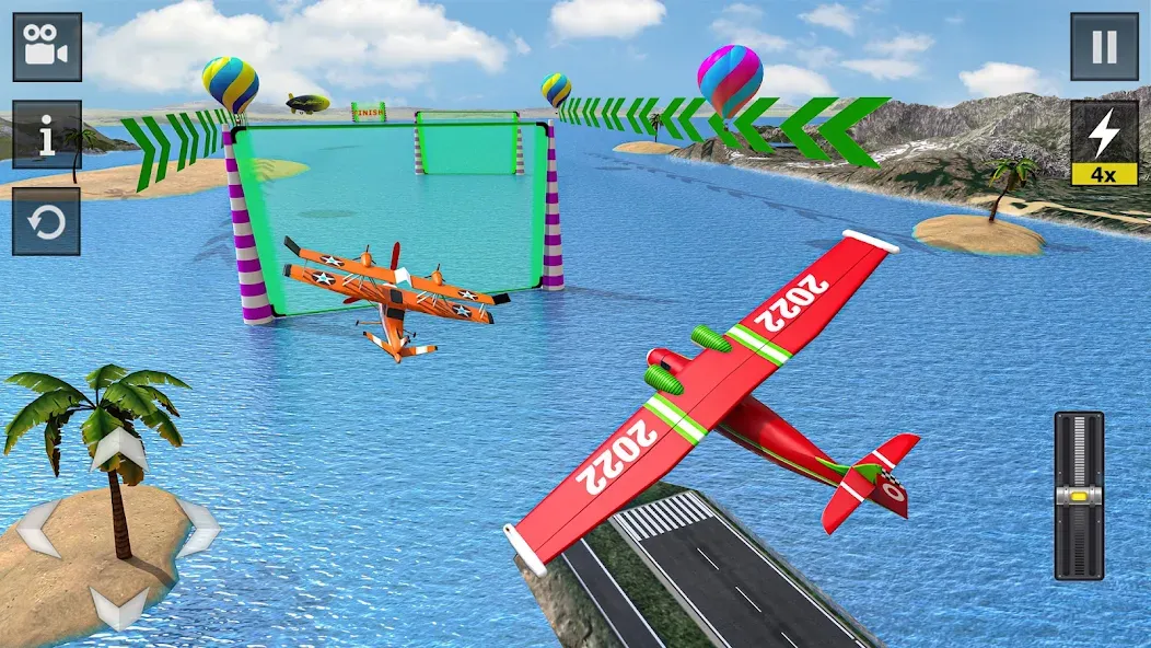 Flight Simulator - Plane Games — скриншот 3 Flight Simulator - Plane Games — скриншот 3