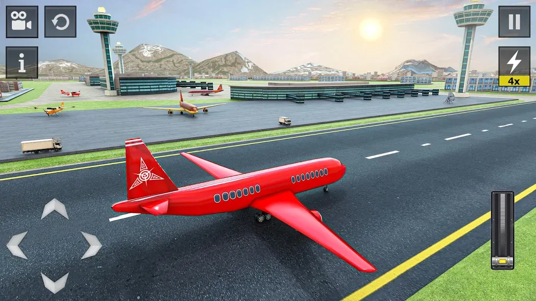 Flight Simulator - Plane Games — скриншот 4 Flight Simulator - Plane Games — скриншот 4