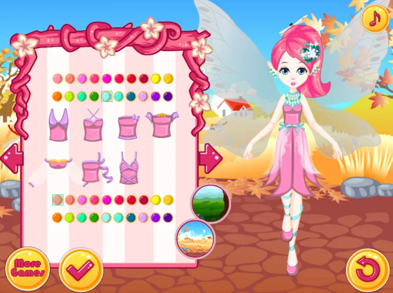Fairy Dress Up - Girls Games — скриншот 2