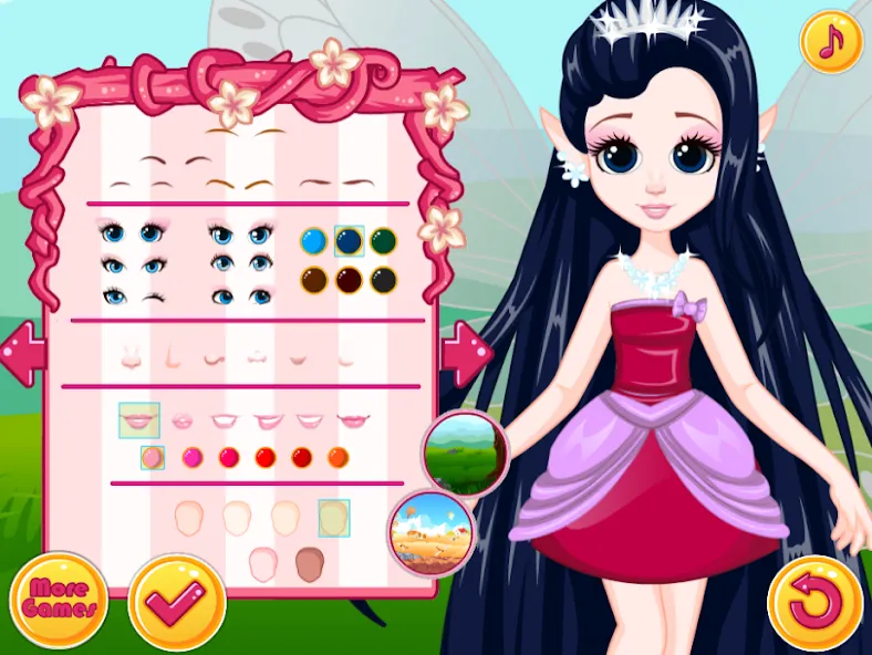 Fairy Dress Up - Girls Games — скриншот 3
