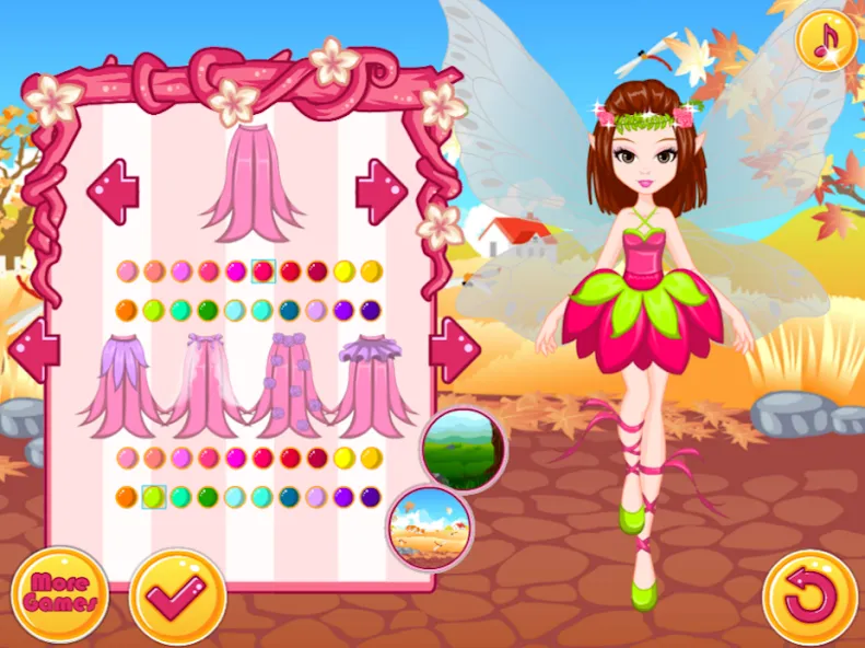 Fairy Dress Up - Girls Games — скриншот 4