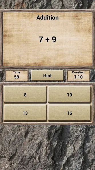 Math - Quiz Game — скриншот 1