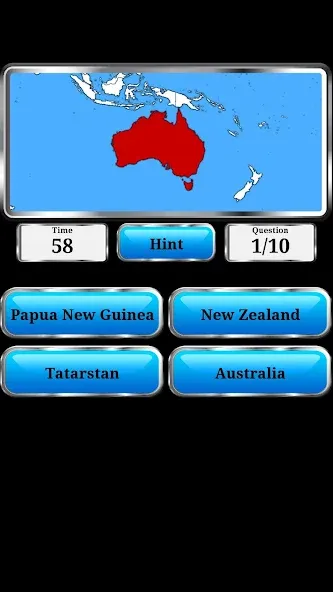 World Geography - Quiz Game — скриншот 2