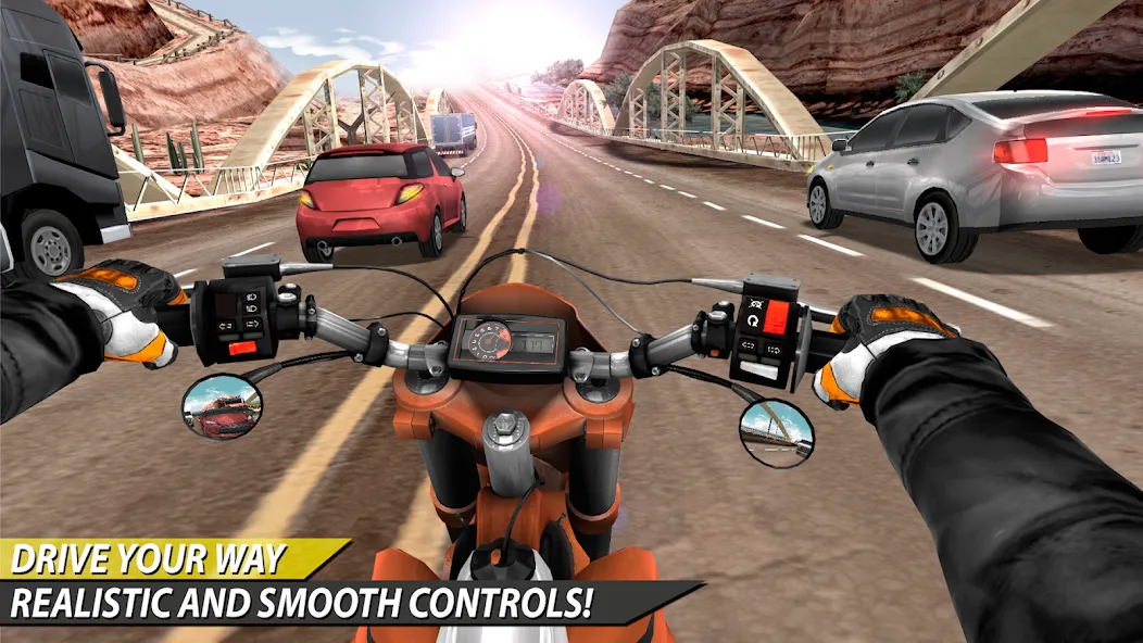 Moto Rider In Traffic — скриншот 3