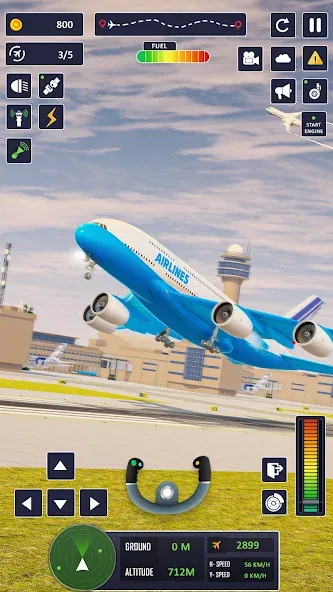 Airplane Game Flight Simulator — скриншот 1 Airplane Game Flight Simulator — скриншот 1