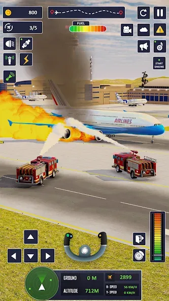 Airplane Game Flight Simulator — скриншот 5