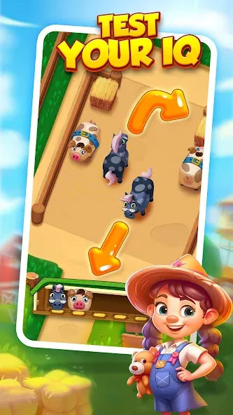 Farm Fun - Animal Parking Game — скриншот 5