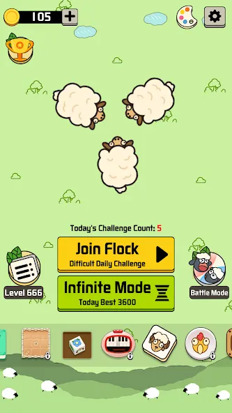 Sheep N Sheep: Daily Challenge — скриншот 1