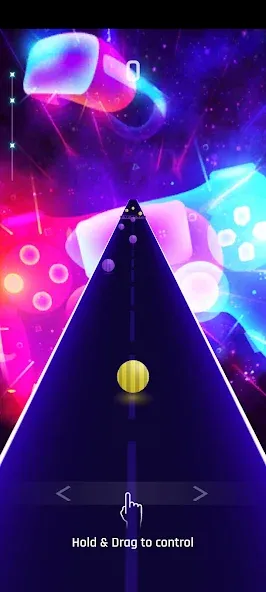 Siren Head Forest Neon ball — скриншот 1