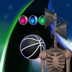 Скачать Siren Head Forest Neon ball MOD на телефон — Много денег и без рекламы