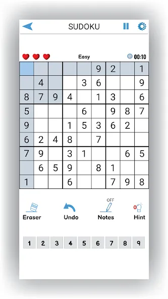 Sudoku Offline: Hard Puzzles — скриншот 1 Sudoku Offline: Hard Puzzles — скриншот 1