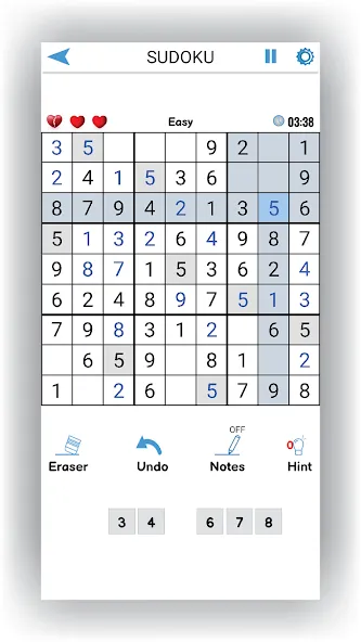 Sudoku Offline: Hard Puzzles — скриншот 2 Sudoku Offline: Hard Puzzles — скриншот 2