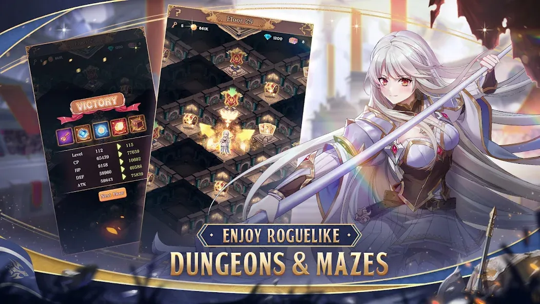Legend of Almia:idle RPG — скриншот 4 Legend of Almia:idle RPG — скриншот 4