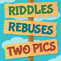 Скачать Riddles, Rebuses and Two Pics — MOD на Андроид — Бесплатные подсказки