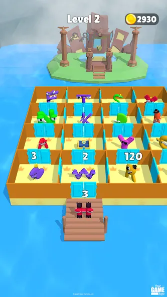 Alphabet Battle: Room Maze — скриншот 1
