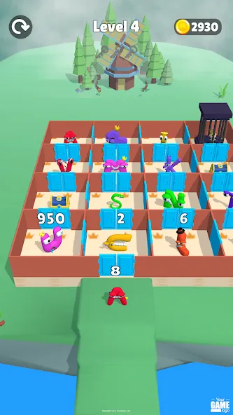Alphabet Battle: Room Maze — скриншот 2