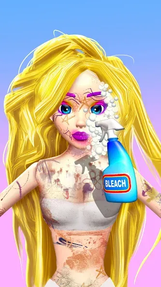 Doll Makeover - DIY 3D Dolly — скриншот 2 Doll Makeover - DIY 3D Dolly — скриншот 2