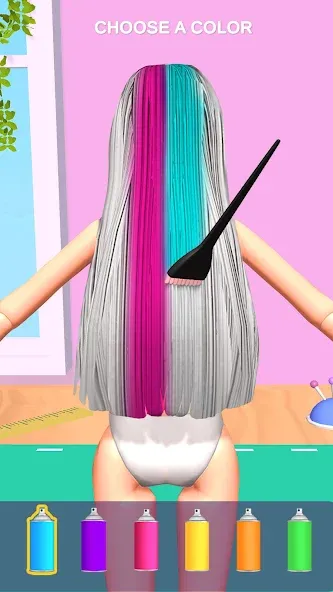 Doll Makeover - DIY 3D Dolly — скриншот 3 Doll Makeover - DIY 3D Dolly — скриншот 3