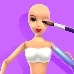 Скачать Doll Makeover - DIY 3D Dolly — МОД Много денег