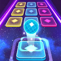Взломанная Color Hop 3D - Music Game на Андроид — Много денег и без рекламы