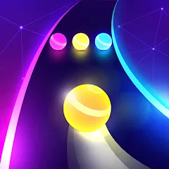 Dancing Road: Color Ball Run! MOD на телефон — Много денег