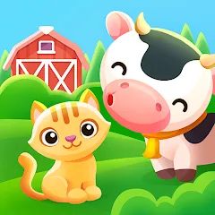 Взломанная Animal sounds games for babies — Все звуки разблокированы