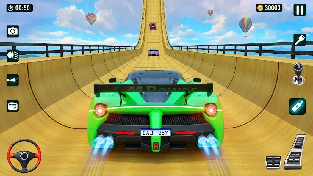 GT Car Stunt 3D: Ramp Car Game — скриншот 1