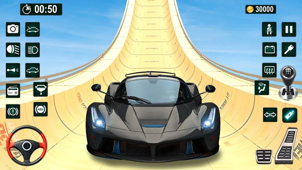 GT Car Stunt 3D: Ramp Car Game — скриншот 2