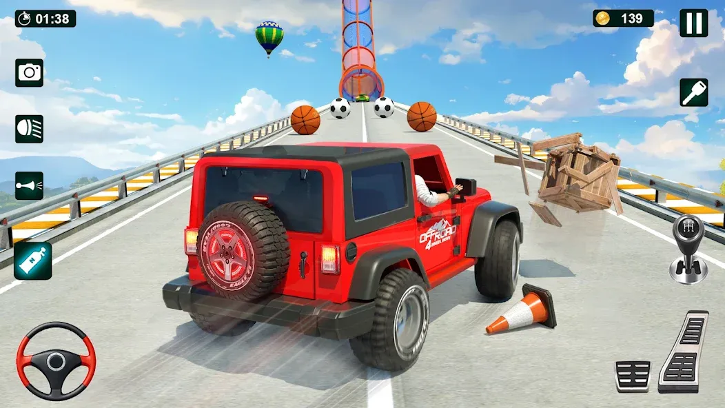 GT Car Stunt 3D: Ramp Car Game — скриншот 3