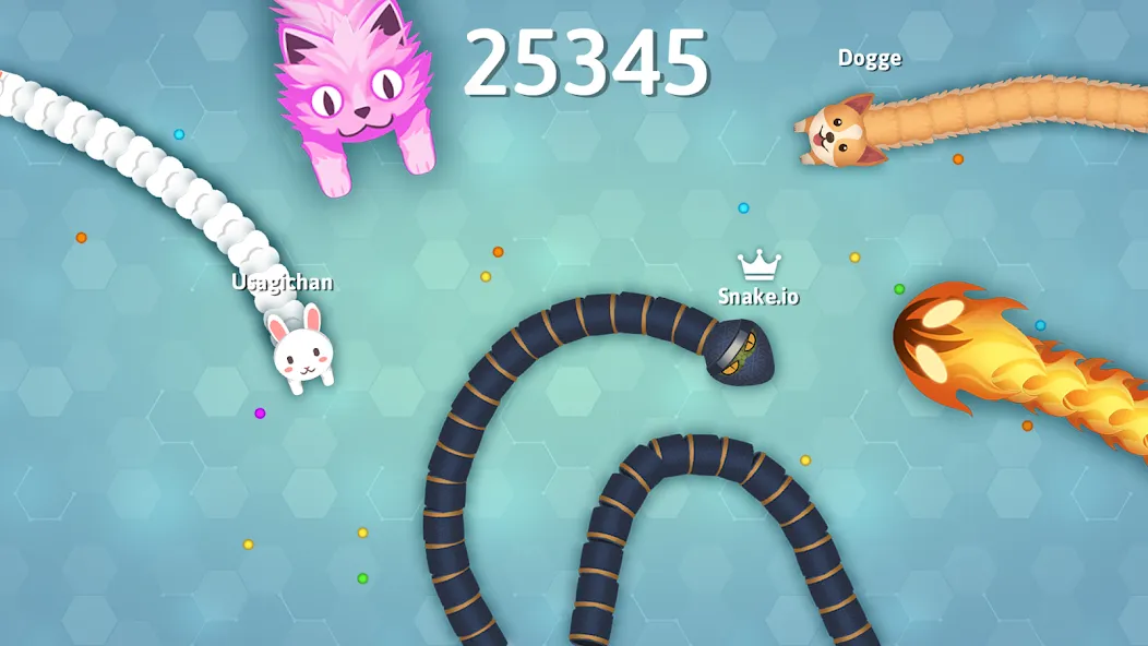 Snake.io - Fun Snake .io Games — скриншот 1 Snake.io - Fun Snake .io Games — скриншот 1