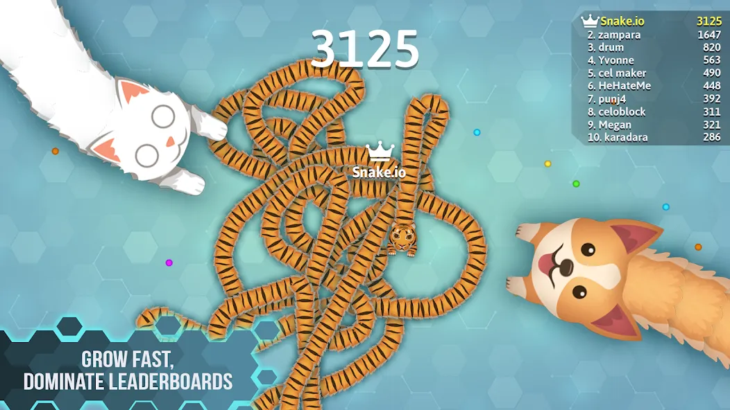 Snake.io - Fun Snake .io Games — скриншот 4 Snake.io - Fun Snake .io Games — скриншот 4